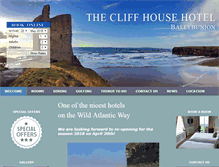 Tablet Screenshot of cliffhousehotel.com